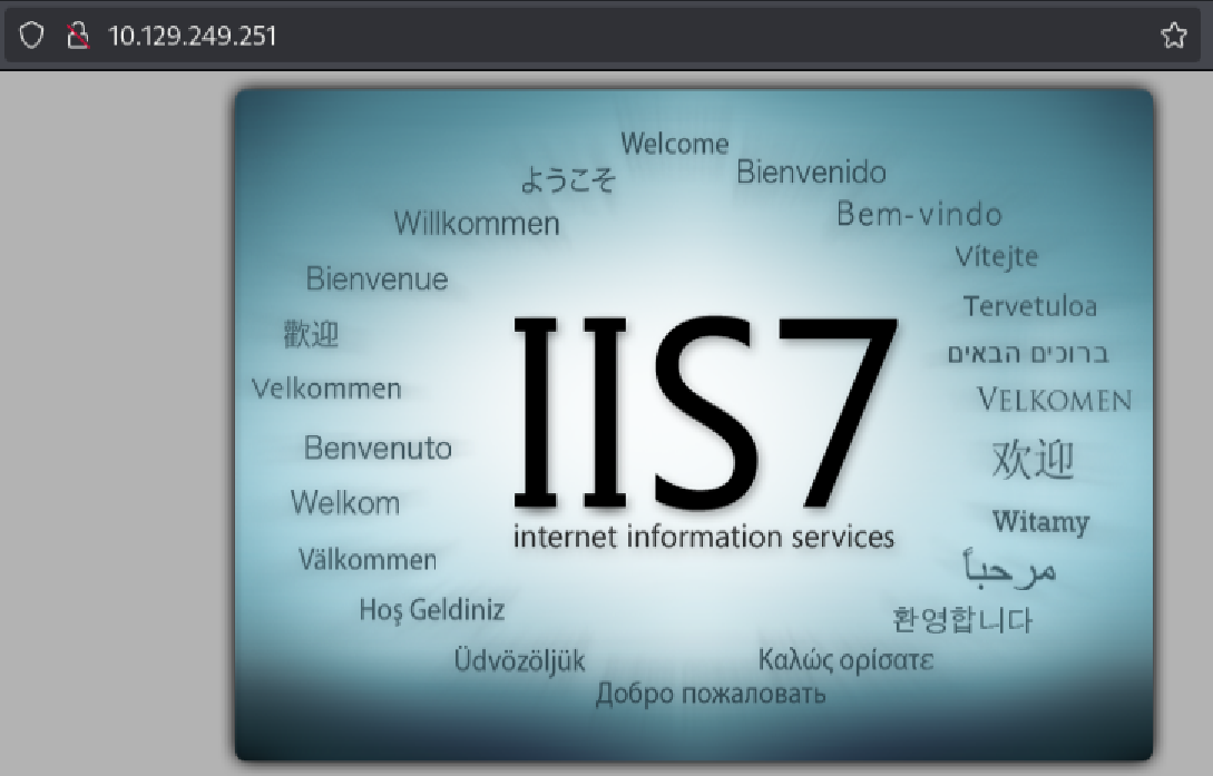 IIS7 Default Page
